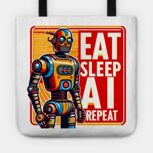 Eat Sleep AI Repeat Tote