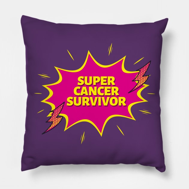 Cancer survivor Pillow by Tecnofa