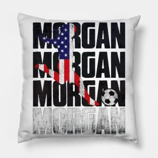 Morgan Soccer Womens Celebration USA Pillow