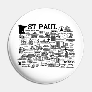 St Paul Map Pin