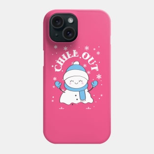 Chill Out Snowman Phone Case