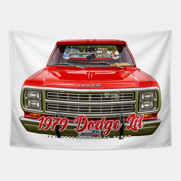 1979 Dodge "Lil Red Express" Pickup Truck Tapestry by Gestalt Imagery