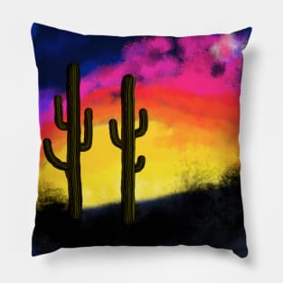 Cactus Sunrise Pillow