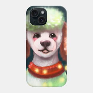 Cute Poodle Drawing Phone Case