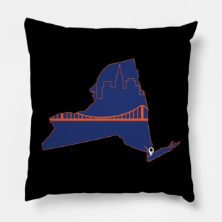 New York Baseball Pillow