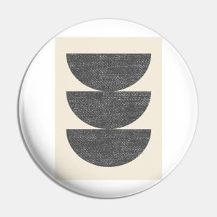 Half Circle 3 - Gray Pin