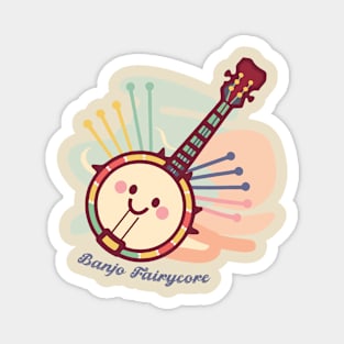 Retro Banjo Magnet