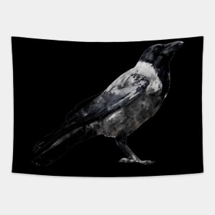 Dramabite Watercolor crow Tapestry