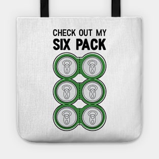 Check Out My Six Pack Beer Funny Tote