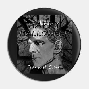 Frank N Stein custom Halloween card Pin