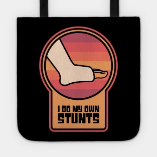 Stunts - Funny Broken Foot Or Toe Gift Tote