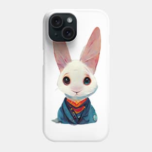 Cute Rabbit Portrait Phone Case