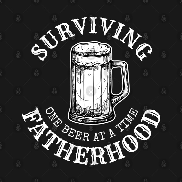 Surviving Fatherhood one beer at a time, Beer lover, Dad Bod, Dad beer by Lekrock Shop