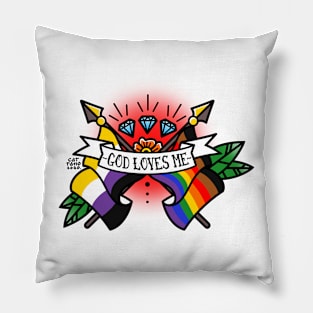 God loves Me Pillow