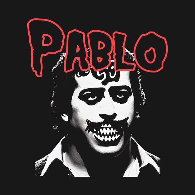 Pablo Escobar Horror Punk Band Aesthetic | Dark Rebellion Graphic by Soulphur Media