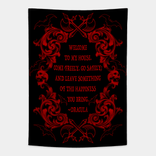 Dracula Quote Tapestry