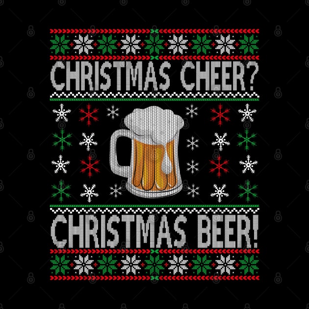 Christmas Cheer Christmas beer by MZeeDesigns