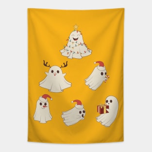 Christmas ghosts Tapestry