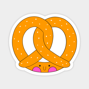 Smiling Pretzel Magnet