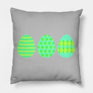 Eggspert Easter Eggs - Decorated Eggs in Green Pillow