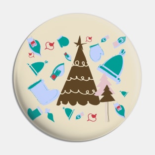 Cute Christmas Tree Pin