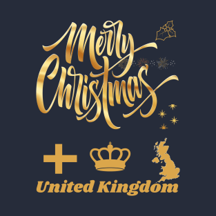 Merry Christmas United Kingdom T-Shirt