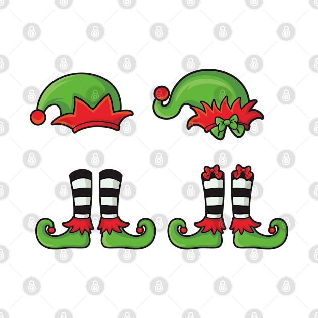 Little Christmas Elves by pmuirart