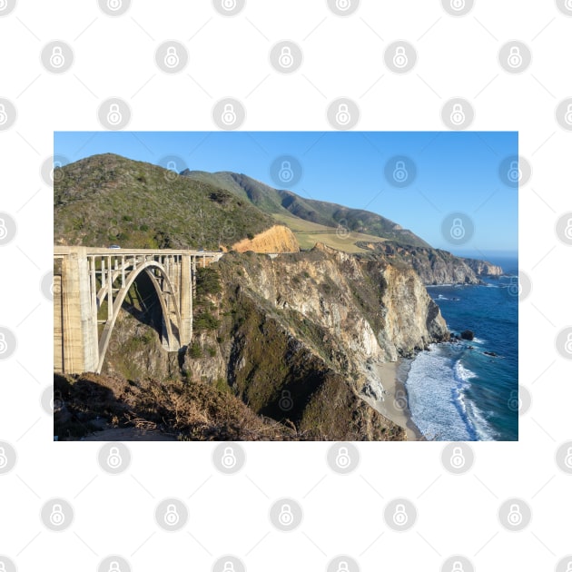 Bixby Bridge and the Pacific Ocean California by SafariByMarisa