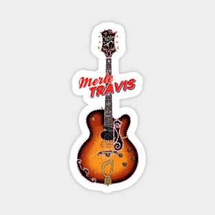 Merle Travis Guild Solomaster Electric Guitar Magnet