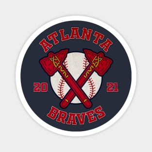  MLB Atlanta Braves 82580010 Die Cut Logo Magnet, Small, Black  : Sports Fan Automotive Magnets : Sports & Outdoors