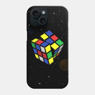 Squares in Space Phone Case