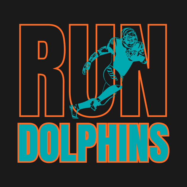 Miami Dolphins Football Team Fan by mkhriesat