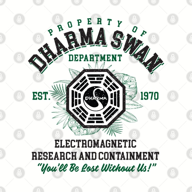 Property of Dharma Swan Department by Alema Art