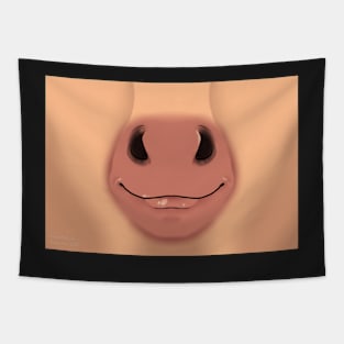 Strawberry Horse Face Tapestry