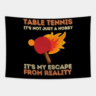 Table Tennis Ping Pong Player Lover Tapestry