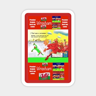 That was a screamer, Wrexham funny football/soccer sayings. Magnet