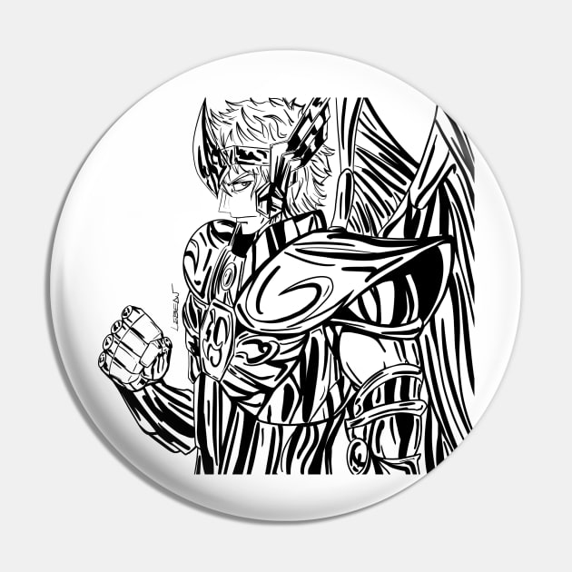 sagittarious zodiac gold saint in ecopop retro anime style Pin by jorge_lebeau