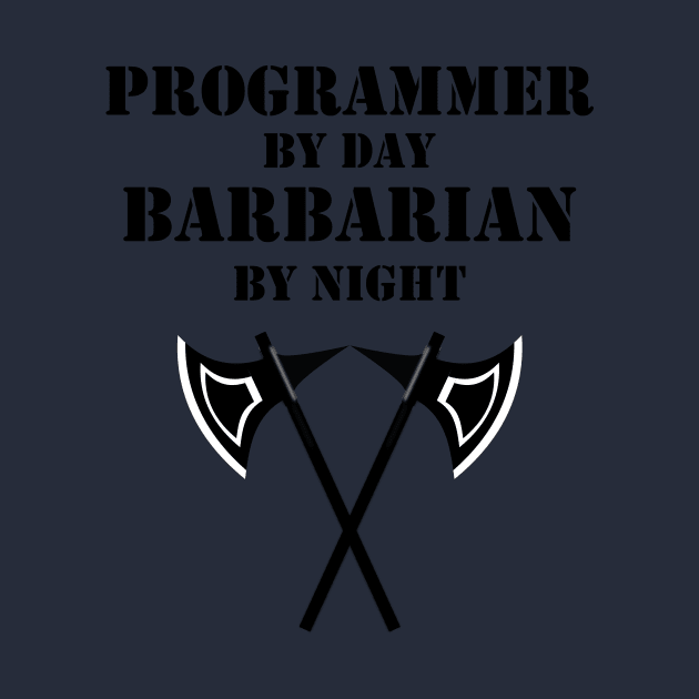 PROGRAMMER BY DAY BARBARIAN BY NIGHT 5E Meme RPG Rage Class by rayrayray90