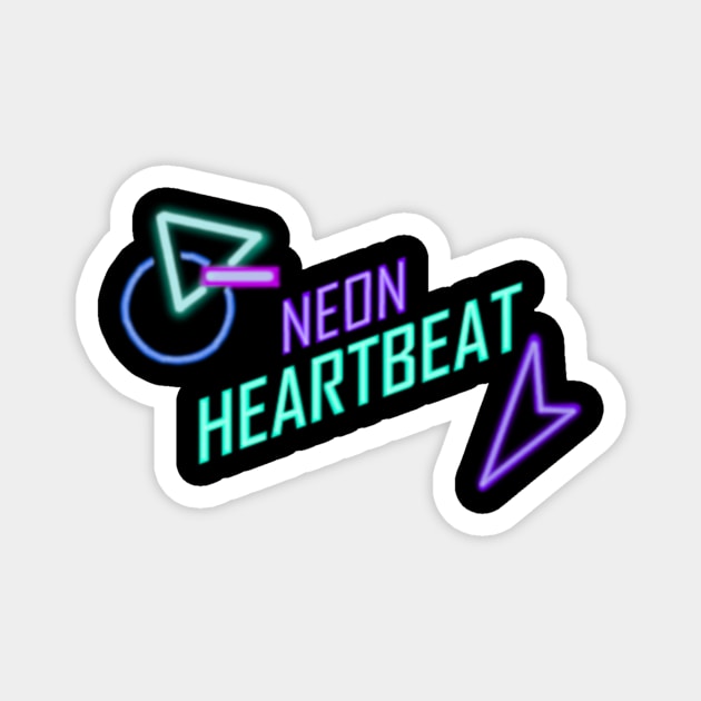 Neon Heartbeat Magnet by Burrrrrittttooooo's Closet