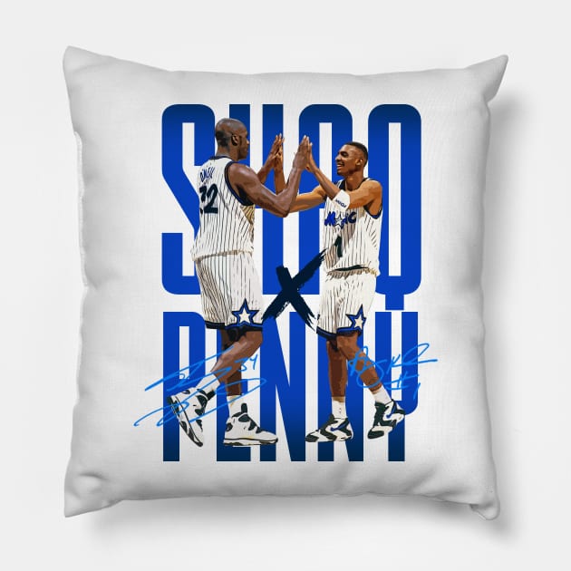 Shaq x Penny Pillow by Juantamad