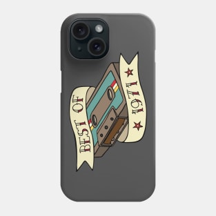 Vintage Best Of 1971 Birthday Cassette Tape Music Design Phone Case