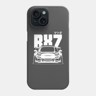 Mazda RX7 White Print Phone Case