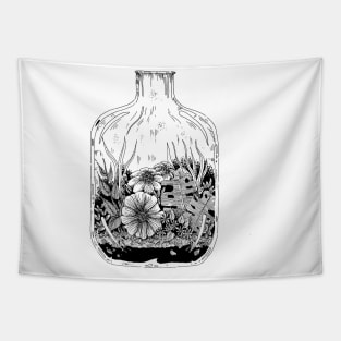 Garden In Bottle Tapestry