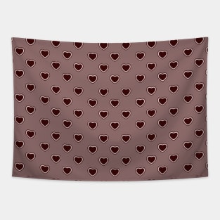 Hearts pattern III Tapestry