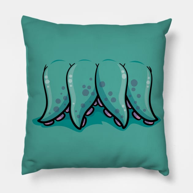 Cthulhu Monster Tentacle Mouth Pillow by fizzgig