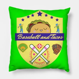 Baseball And Tacos - Love - Hobby Pillow