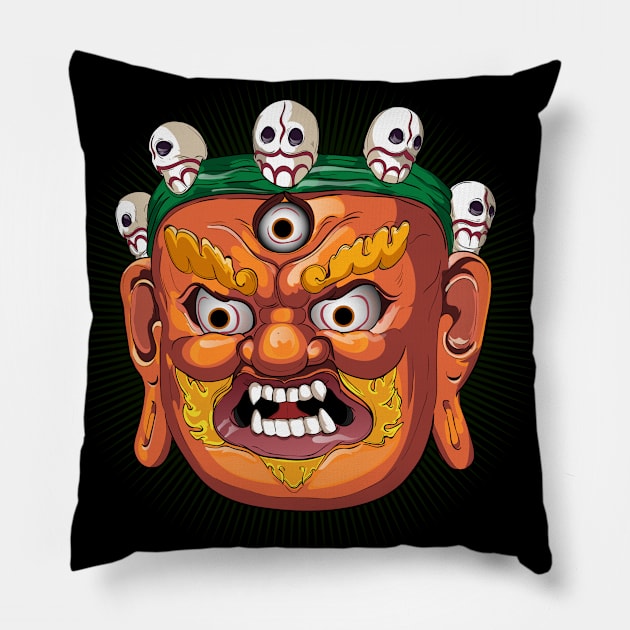 Buddha Dhamma Pillow by RusaTheMaker