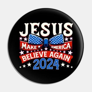 Jesus Follower Patriotic Pin