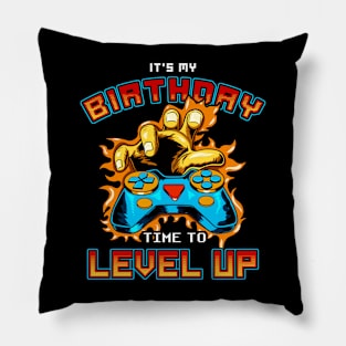 Birthday level up Pillow