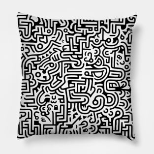 Pop Art Abstract Pillow